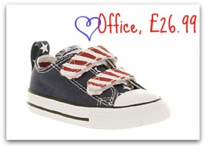 Converse toddler trainers, Converse stars and stripes trainers