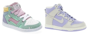 Pastel hi-tops, trainers for kids, Nike hi-tops, Next trainers for kids